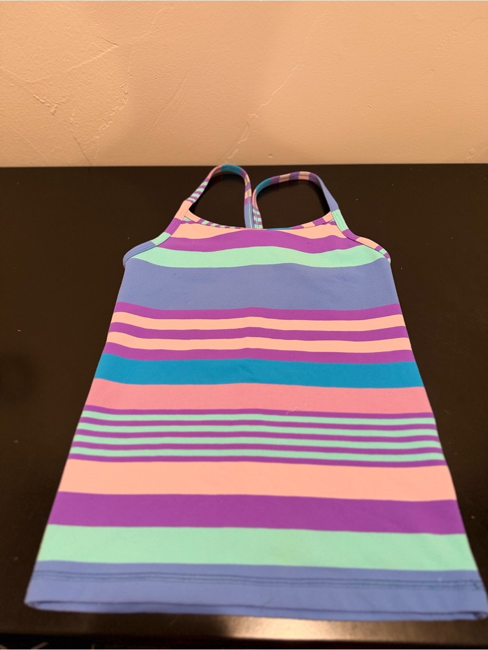 Ivivva Girls' Striped Tank Top in Purple, Pink, Teal, Mint